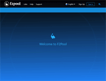 Tablet Screenshot of f2pool.com